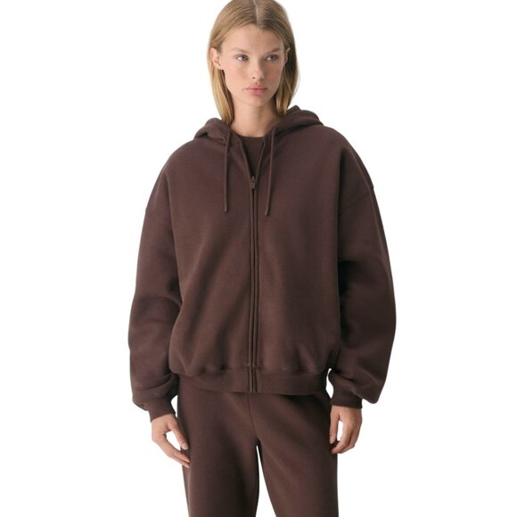 Aritzia Cozy Sweatfleece Mega Zip Hoodie - Picture 1 of 10